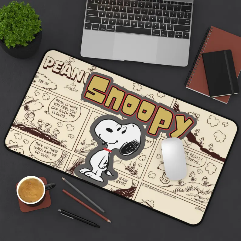 Snoopy Desk Mat Fun Workspace Accessory 2 Snoopy Desk Mat Fun Workspace Accessory