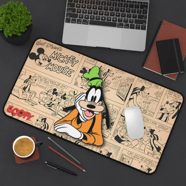 Whimsical Disney Desk Mat with Goofy