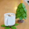 Cocoasters - The Christmas Tree Coaster Set with Marshmallow Musket - Christmas 7 Cocoasters The Christmas Tree Coaster Set with Marshmallow Musket Christmas Decoration 3d mode 3