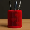 Modern Heart Design Pen Holder Desk Accessory