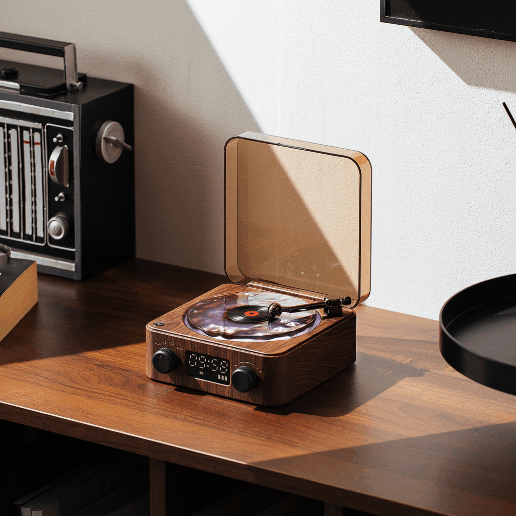 retro bluetooth speaker gift box V1